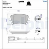 Delphı Fren Balatası Arka 116Mm T5 03-