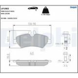 Delphi Fren Balatası Arka (136MM) Sprınter Crafter 06 - (Kısa Kasa)