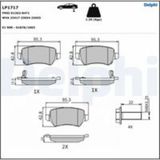 Delphi Fren Balatası Arka (95MM) Astra G Astra H Corsa C 98-