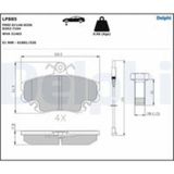 Delphi Fren Balatası On (100MM) Logan Clıo I-Iı Megane I 07-