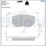 Delphi Fren Balatası On (136MM) 207 TU5JP4 DV6TED 02-