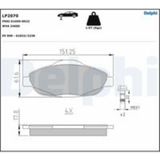 Delphi Fren Balatası On (151MM) 308 3008 07-