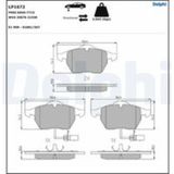 Delphi Fren Balatası On (156MM) Kablolu A6 Passat 00-