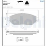 Delphi Fren Balatası On Opel Vıvaro Combı 1.6 Cdtı Vıvaro Panelvan/van 1.6cdtı 14>