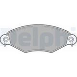 Delphi Fren Balatası On Wva 23205 Peugeot P206 1.4 1.4hdı 1.6 98-> (130.7X47.6X18MM)