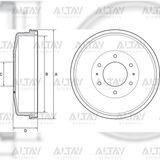 DELPHI Fren Kampanası L-200 06-15 Cr / 15= Su / Arka Takım 2 Adet MN102439 - DEL-BF559