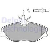 Delphi Lp986 Ön Fren Balatası Peugeot 306, 406, 607 Ve Citroen Xsara, Xantia