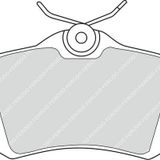 Delphi Mgn II Lgn Golf III IV Passat III Polo C3-C4-P307 Audi A3-A4 Arka Balata