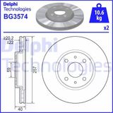 Delphi ÖN FREN AYNASI DOBLO-LINEA-FIORINO-BIPPER-NEMO-LINEA-500-BRAVO-MITO-IDEA 15JNT 257.5X22X4DLXHAVALI 71739640 52015293 1618879780