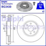DELPHI ON FREN DISK (2 ADT) KANGOO MEGANE2 CLIO LAGUNA CAPTUR