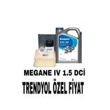 Delphi Renault Megane Iv 1.5 Dci Filtre Seti 5W30 Motor Yağı(4Lü Set) 2025 Üretim