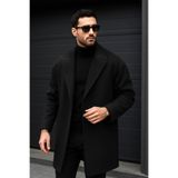 Delpino Erkek Oversize Uzun Kaşe Kaban