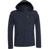 Delpino Erkek Su ve Rüzgar Geçirmez Softshell Mont - Lacivert