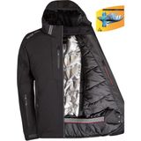 Delpino Su ve Rüzgar Geçirmez Termal Softshell Erkek Mont - Siyah - XL