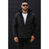 Delpino Termal Softshell Erkek Mont Su ve Rüzgar Geçirmez Özellikte Siyah Renk M Beden