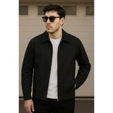 Delpino Yarım Oversize Mevsimlik Ince Siyah Erkek Ceket 2281
