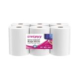 Delpyy 6 Rulo İçten Çekmeli Kağıt Havlu 2,5 kg 1 Paket Ultra Emici ve Dayanıklı Kağıt - Beyaz