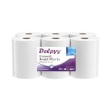 Delpyy Fotoselli Kağıt Havlu 6 Rulo 2,5kg - Beyaz