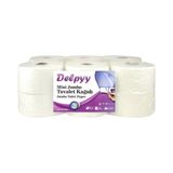 Delpyy Mini Jumbo Tuvalet Kağıdı 12 Rulo 2 Katlı Ekonomik Paket 2,5 kg - Beyaz