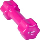 Delta 1 kg Pvc Dambıl Ağırlık Pembe ( 1 Adet )