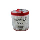 Delta 100'lü 100 Adet Çantalı Masa Tenisi Pinpon Topu Beyaz