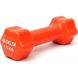 Delta 1,5 kg Pvc Dambıl Ağırlık ( 1 Adet ) - Turuncu - 1 x 1,5 kg
