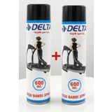 Delta 2 Li Koşu Bandı Spreyi Yağı 600 ml Silikon Kosu Bandi Yağlama Aleti 2li Set