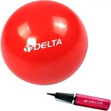 Delta 25 cm Pilates Denge Egzersiz Topu + Pilates Topu Pompası - Kırmızı