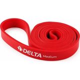 Delta 25 kg Direnç Bandı Barfiks Lastiği Kas ve Güç Geliştirme Cross Training Gym Resistance Power Band - Kırmızı - Standart