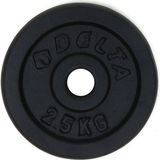 Delta 2,5 Kg x 2 Adet Dura-Strong Çiftli Siyah Döküm Plaka - 2,5 kg x 2 Adet