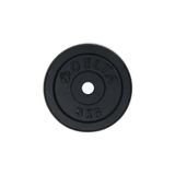 Delta 25,4 Mm Çapında Barlarla Kullanıma Uygun 5 Kg X 2 Adet Toplam 10 Kg Siyah Döküm Plaka Ağırlık