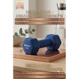 Delta 3 Kg X 1 Adet Deluxe Neopren Kaplı Lacivert Demir Dambıl-2 Adet