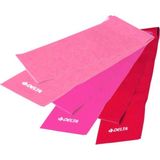 Delta 3 'lü Pilates Bandı 120 Cm x 15 Cm Egzersiz Direnç Lastiği (Uç Kısmı Açık) - Pembe