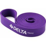 Delta 35 kg Direnç Bandı Barfiks Lastiği Kas ve Güç Geliştirme Cross Training Gym Resistance Power Band - Mor - Standart