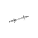 Delta 36 Cm Krom Bar 25,4 Mm Ile 29 Mm Arası Çaptaki Plakalar Için Uygun Halter Ağırlık Çalışma Barı