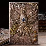 Delta 3D Kabartmalı A5 200 Sayfa Deri Defter