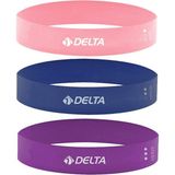Delta 3'lü Aerobik Pilates Direnç Egzersiz Bandı 50 cm Kullanım Amacı: Fitness ve Vücut Şekillendirme