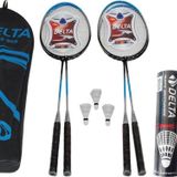 Delta 4 Adet Badminton Raketi + Badminton Cantasi + 9 Adet Badminton Topu Seti
