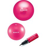 Delta 55 cm Pilates Topu ve 25 cm Denge Topu Seti ile Fuşya Renkli Egzersiz Keyfi - Top: 55 cm / Denge Topu: 25 cm
