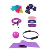 Delta 6 mm Minderli Pilates Seti 12 Parça Evde Spor ve Pilates Seti
