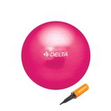 Delta 65 cm Deluxe 160 cm - 169 cm Boy Aralığında Olanlar İçin Uygun Fuşya Pilates Topu ve Pompa Seti