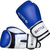 Delta Battle Dura-Strong Mavi-Beyaz Boks Eldiveni - Mavi - Beyaz - 14 oz