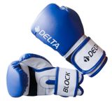 Delta Block Dura-Strong Çantalı Mavi Beyaz Boks Eldiveni