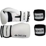 Delta Challenger Beyaz Dura-Strong Boks Eldiveni + Boks El Bandajı Seti
