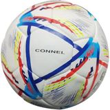 Delta Connel El Dikişli 4 Numara Dura-Strong Futbol Topu - Beyaz - Lacivert - Kırmızı