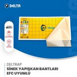 Delta Deltrap Sinek Tutucu Yapışkan Plaka Efc Uyumlu 10'lu Paket 22.5X62.5CM