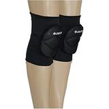 Delta Deluxe Unisex Siyah Voleybol Dizliği (Çiftli) Dizlik (Medium)