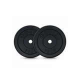 Delta Döküm Plaka Siyah 10 KG x 2 Adet Toplam 20 Kg | Ağırlık Dambıl Plakası Dayanıklı ve Ergonomik Set