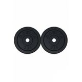 Delta Döküm Plaka Siyah 5 KG x 2 Adet Toplam 10 Kg | Ağırlık Dambıl Plakası Dayanıklı ve Ergonomik Set