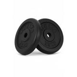 Delta Döküm Plaka Siyah 7.5 KG x 2 Adet Toplam 15 Kg | Ağırlık Dambıl Plakası Dayanıklı ve Ergonomik Set
